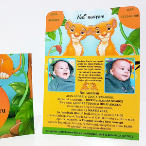 Invitatie Gemeni 2 Regele Leu - In Jungla - Img 6