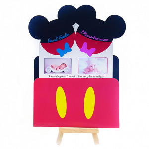 Invitatie Gemeni PRO Mickey-Minnie Var 2