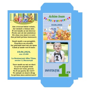 Invitatie Mot Ciocolata B10