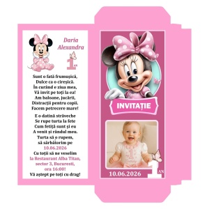 Invitatie Mot Ciocolata F7