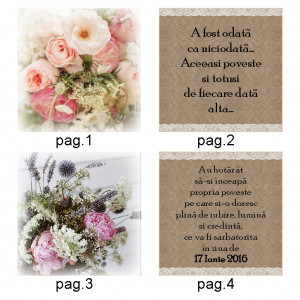 Invitatie Nunta Carticica Rustic - Img 3