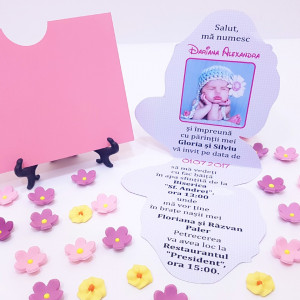 Invitatii Botez Contur Daisy - Img 4