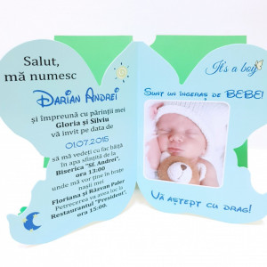 Invitatii Botez Contur Ingeras B3 - Img 4