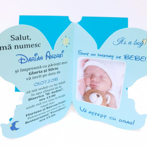 Invitatii Botez Contur Ingeras B5 - Img 4