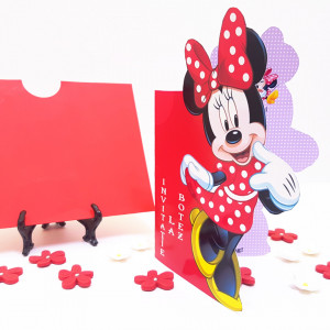 Invitatii Botez Contur Minnie Mouse 5 - Img 3