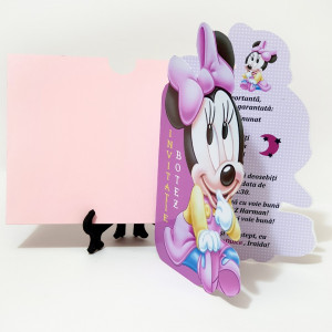 Invitatii Botez Contur Minnie Mouse 9 - Img 8