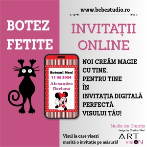 Invitatii Electronice Botez Fetite - Minnie Mouse 2 - Img 6