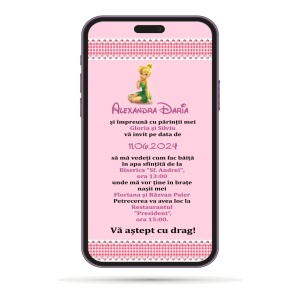 Invitatii Electronice Botez Fetite - Tinkerbell - Img 4