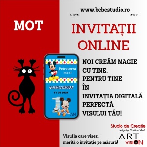 Invitatii Electronice Mot - Mickey Mouse - Img 6