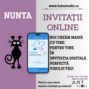 Invitatii Electronice Nunta - Bilet de Avion - Img 6