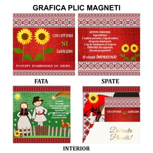Magnet cu Plic Poveste Romanesc