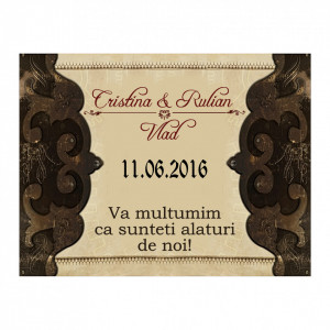 Marturie Nunta Magnet Steampunk - Img 3