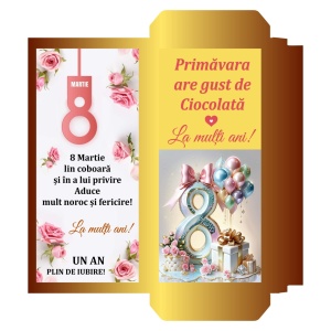 8 Martie - Cutie Ciocolata Mod 32
