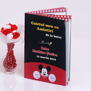 Caiet Amintiri Botez Mickey Mouse 3 - Img 2