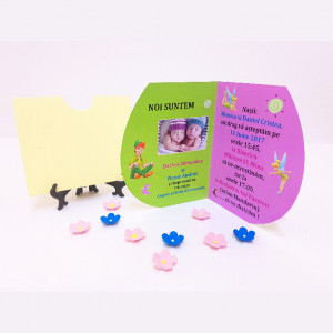 Invitatie Gemeni Contur Peter Pan/Tinkerbell - Img 2