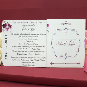 Invitatie Nunta DIVA Trandafiri - Img 2