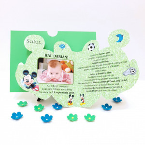 Invitatii Botez Contur Mickey Mouse 13 - Img 4