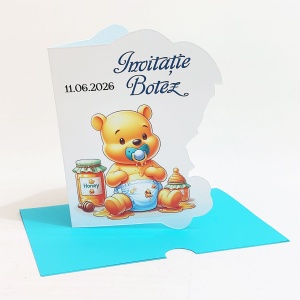 Invitatii Botez Contur Winnie 8