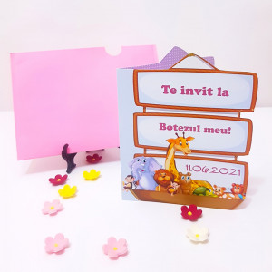 Invitatii Botez Contur ZOO F - Img 3