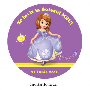Invitatii Botez Rotunde Sofia 1