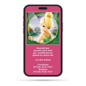 Invitatii Electronice Botez Fetite - Tinkerbell - Img 5