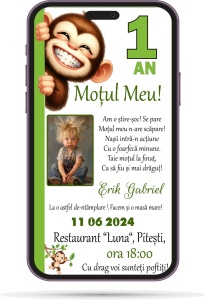 Invitatii Electronice Mot - Jungla / Safari 4