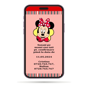 Invitatii Electronice Mot - Minnie Mouse - Img 5
