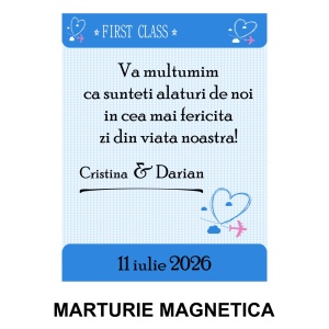 Magnet cu Plic Poveste Bilet de Avion - Img 7