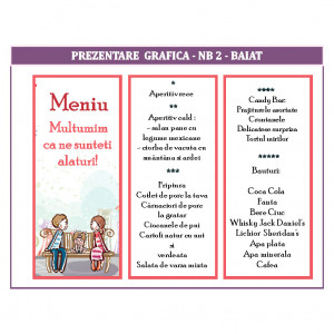 Meniu 2 in 1 Nunta-Botez NB2 - Img 2