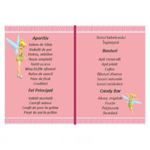 Meniu Botez Simplu Fetite Tinkerbell 2 - Img 3
