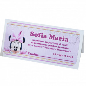 Plic Botez Minnie Mouse 1 - Img 2
