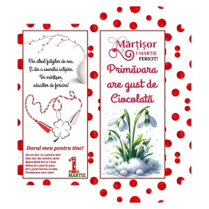 1 Martie - Cutie Ciocolata Martisor Mod 18
