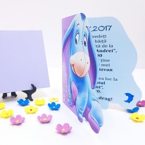 Invitatie Botez Contur Eeyore - Img 4