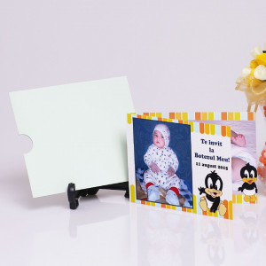 Invitatie Botez Dubla Baby Duffy Duck - Img 3