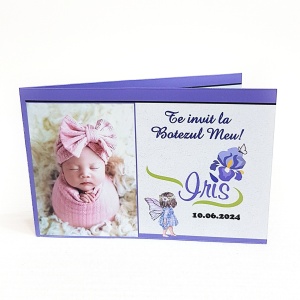 Invitatie Botez Dubla Iris