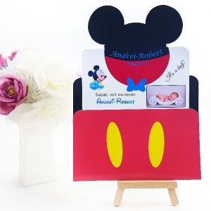 Invitatie Botez PRO Mickey Mouse 2 - Img 2