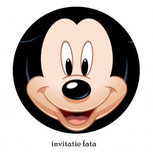 Invitatie Botez Rotunda Mickey Mouse 2