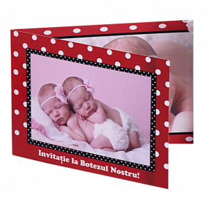 Invitatie Gemeni Dubla 2-Minnie Var 2