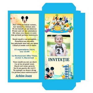 Invitatie Mot Ciocolata B1
