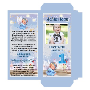 Invitatie Mot Ciocolata B7