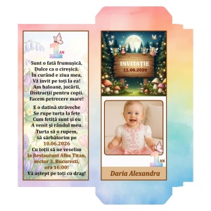 Invitatie Mot Ciocolata F6