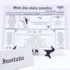 Invitatie Nunta BBS1 Ziarul de Nunta - Img 3