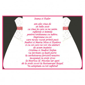 Invitatie Nunta Magnetica MG2