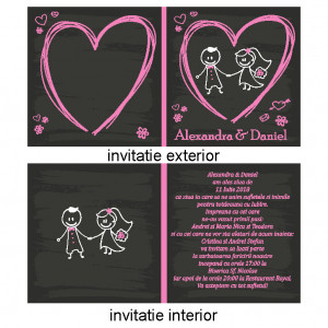 Invitatie Nunta Patrata INPT1 - Img 2