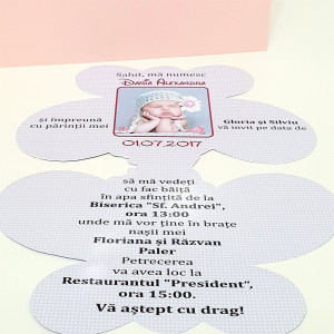 Invitatii Botez Contur FluturI F4 - Img 4