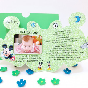 Invitatii Botez Contur Mickey Mouse 13 - Img 5