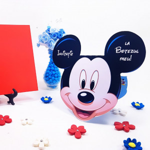 Invitatii Botez Contur Mickey Mouse 1 - Img 2