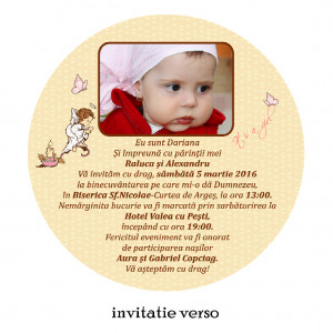 Invitatii Botez Rotunde Ingeras 2 - Img 2