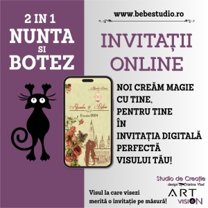 Invitatii Electronice 2 IN 1 Nunta si Botez - Londra - Img 6