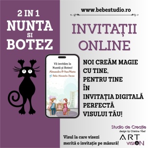 Invitatii Electronice 2 IN 1 Nunta si Botez - Regal NB2 - Img 6